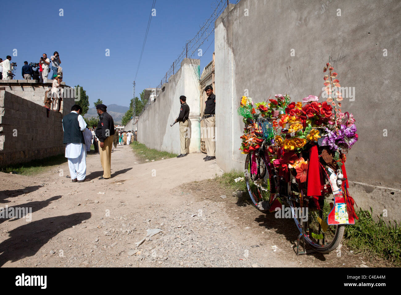 Casa di Abbottabad, Pakistan dove bin Laden è stato ucciso Foto Stock