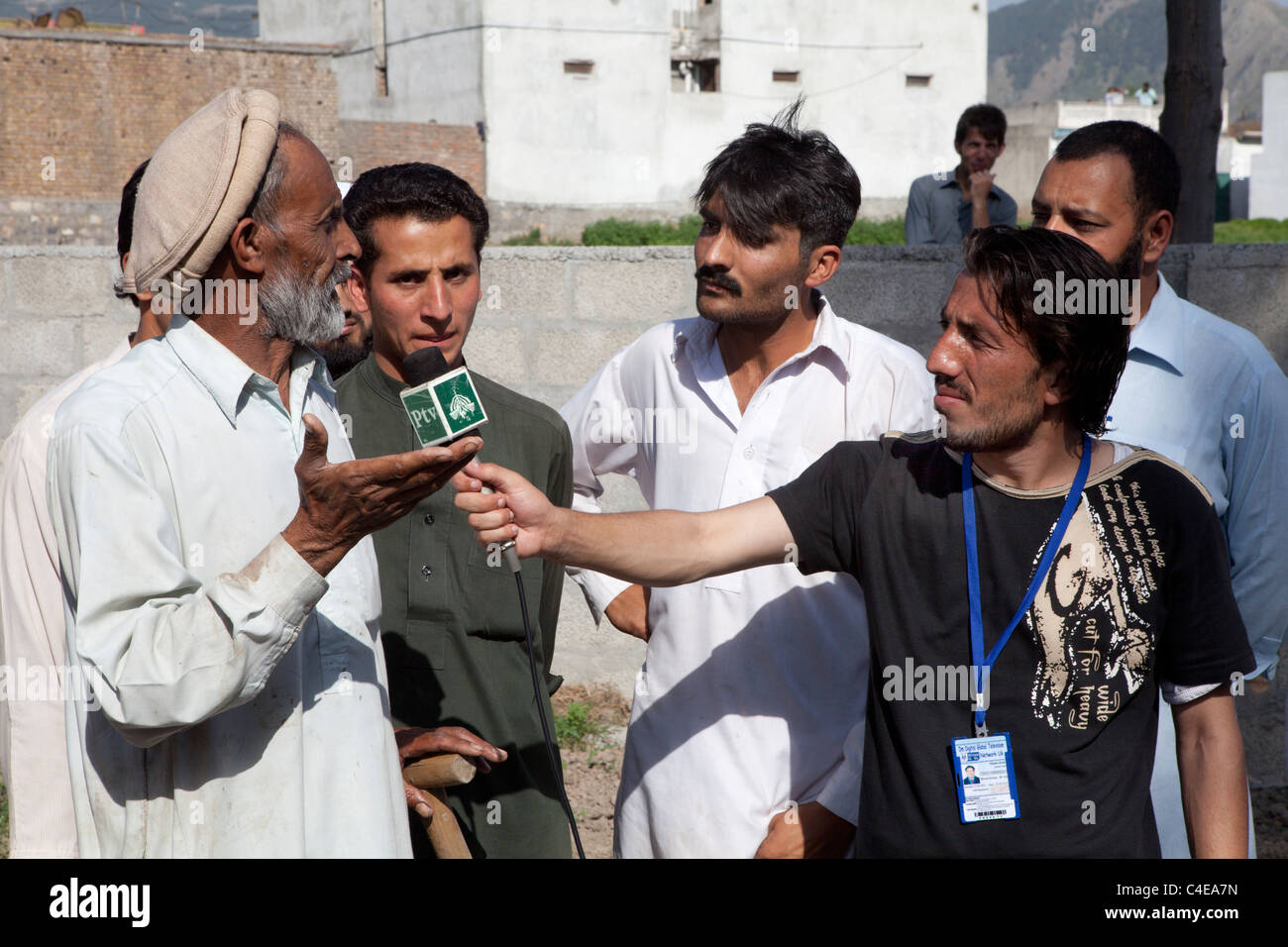 Casa di Abbottabad, Pakistan dove bin Laden è stato ucciso Foto Stock