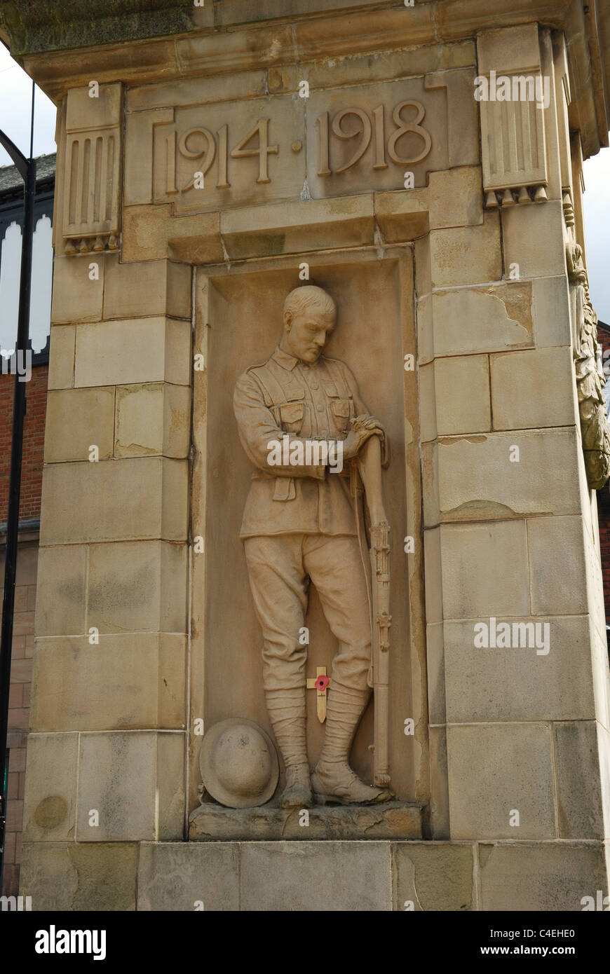 Burslem War Memorial, pietra-oon-Trent, Regno Unito Foto Stock