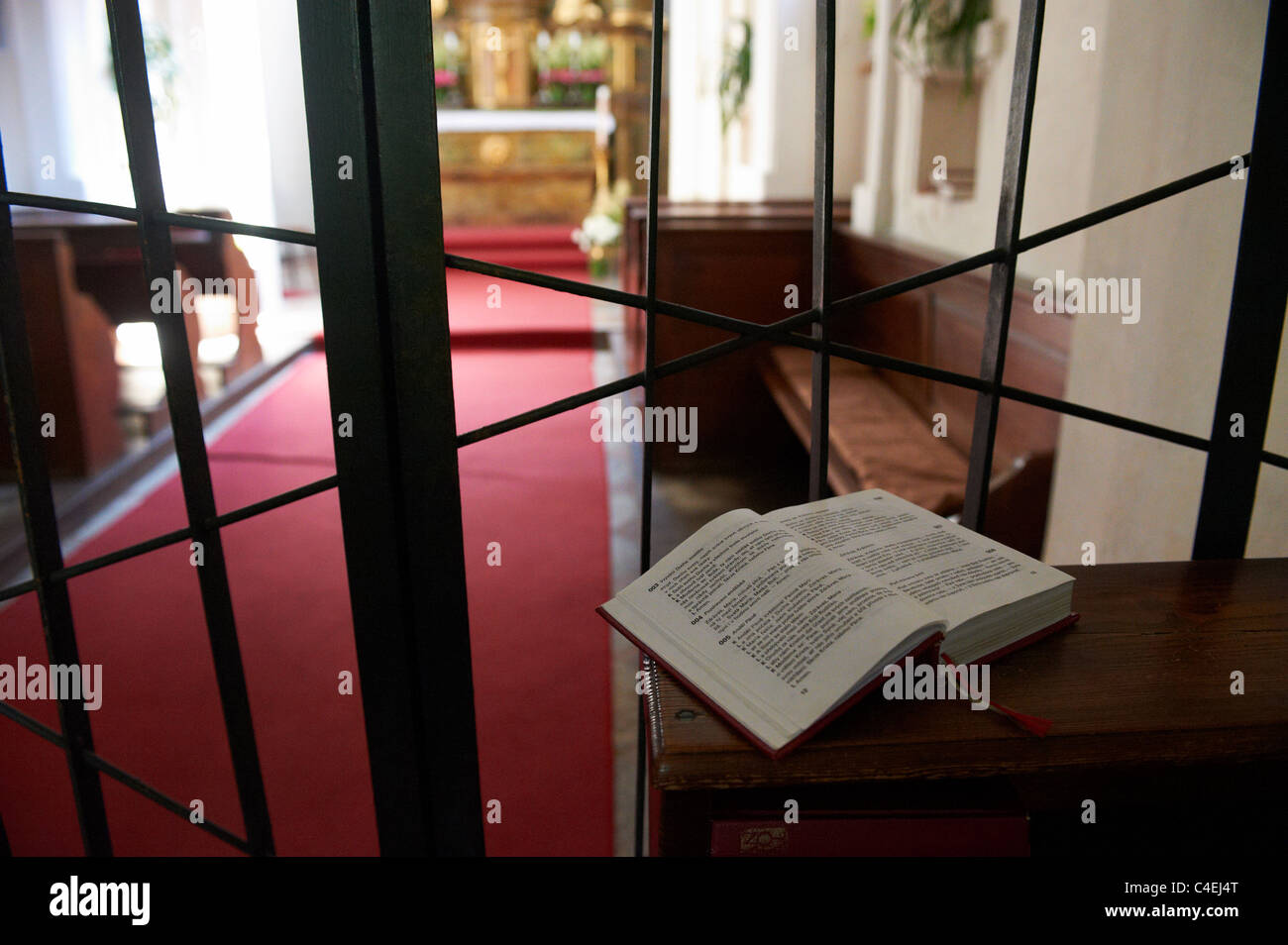 Chiesa del pellegrinaggio di Maria Vergine, Bila Hora, Praga, Repubblica Ceca Foto Stock