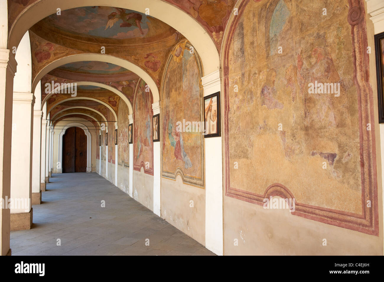 Chiesa del pellegrinaggio di Maria Vergine, Bila Hora, Praga, Repubblica Ceca Foto Stock