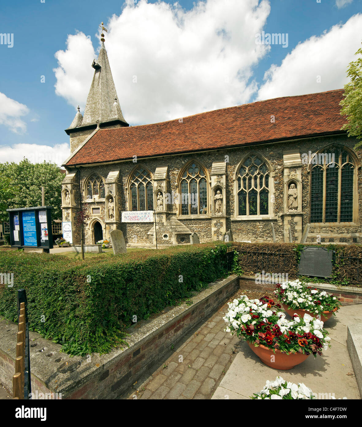 Chiesa di tutti i Santi Maldon Essex Foto Stock