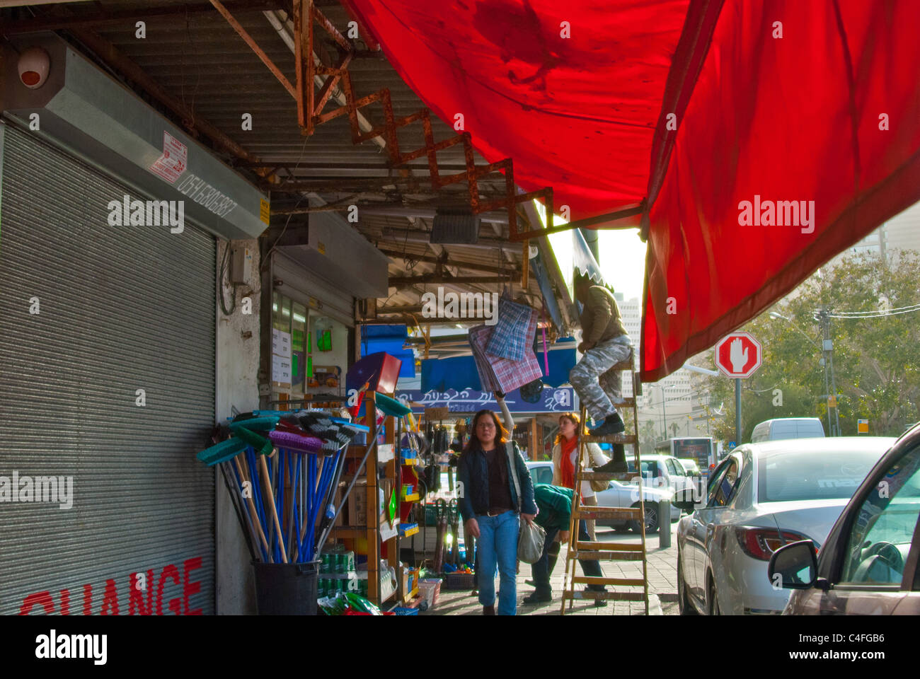 Tel Aviv, scena della vita Foto Stock