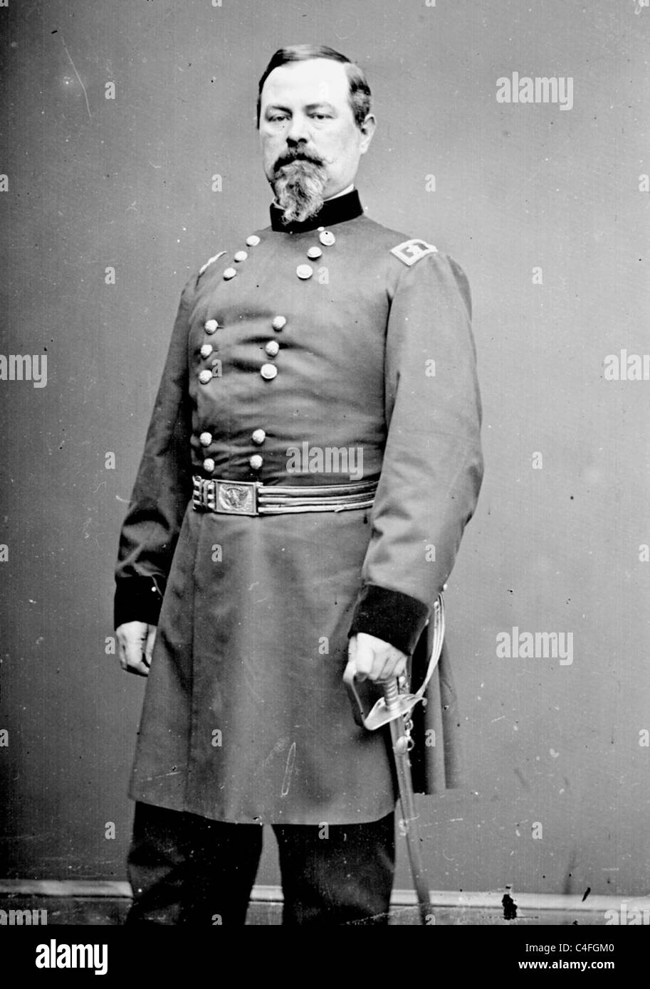 Irvin McDowell, generale durante la Guerra Civile Americana Foto Stock