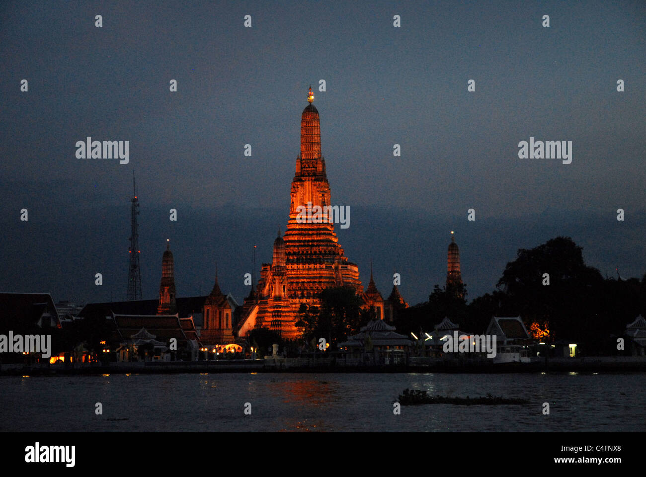 Il Wat Arun tempio di Bangkok, Tailandia. Foto Stock