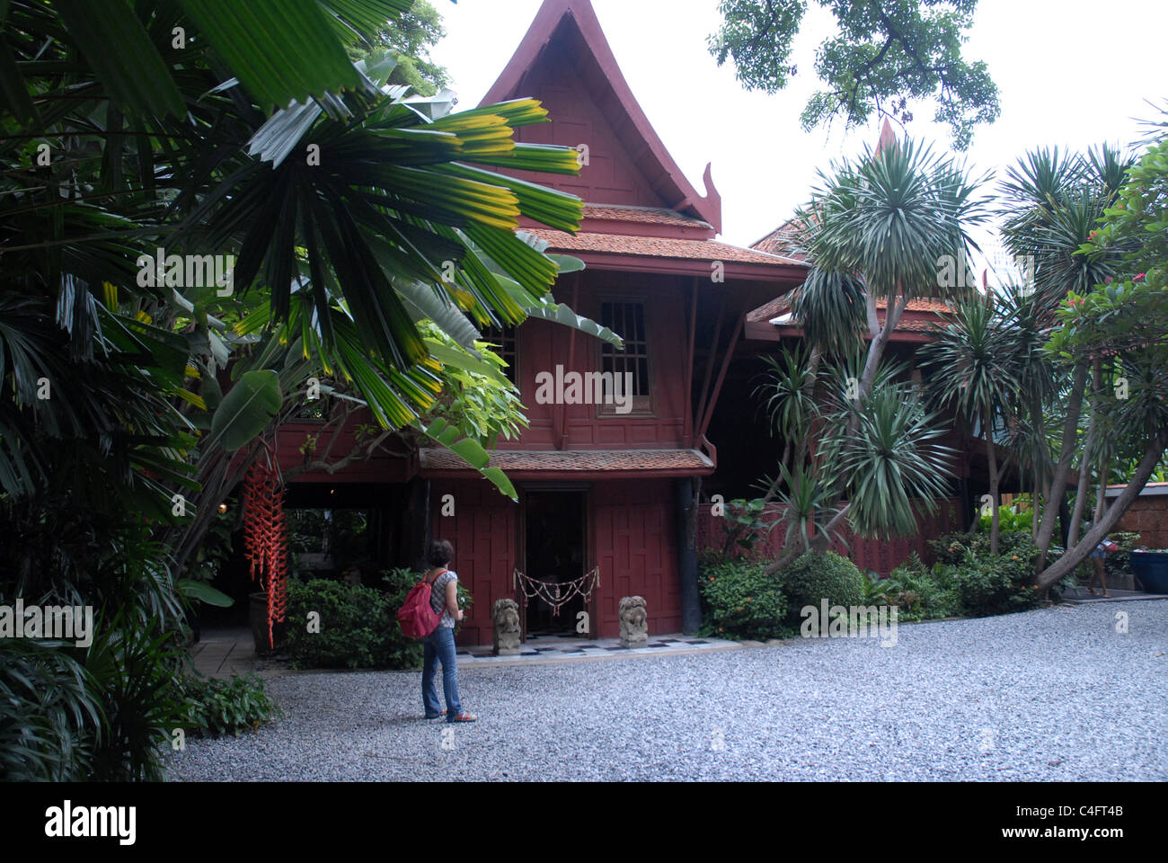 La Jim Thompson House, Bangkok, Thailandia. Foto Stock