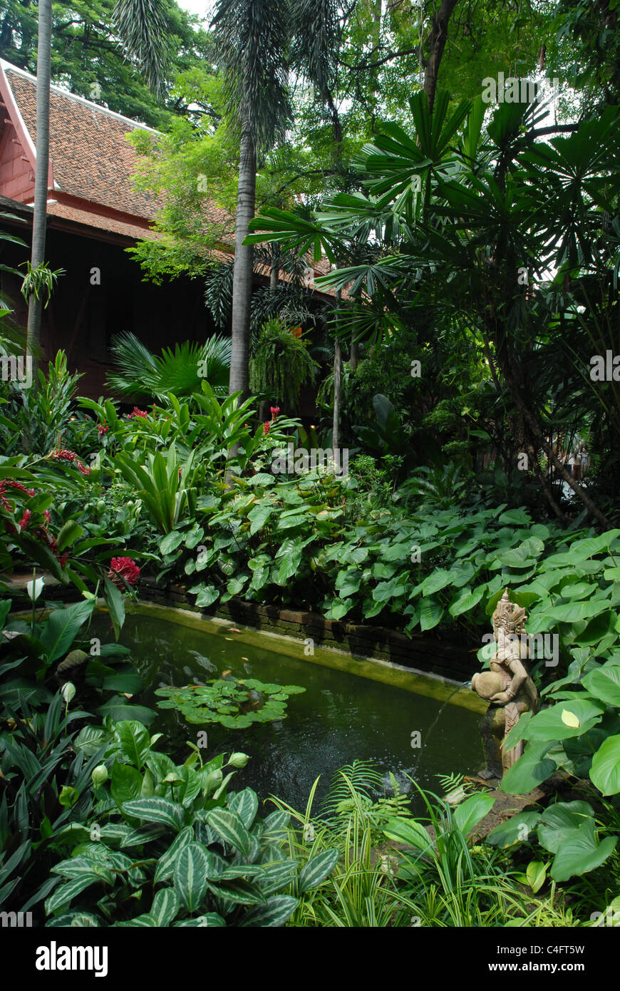 La Jim Thompson House, Bangkok, Thailandia. Foto Stock