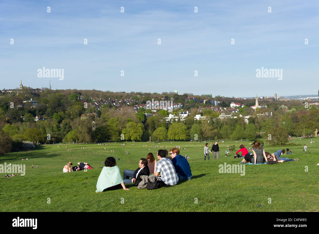 Hampstead Heath, London, England Regno Unito Foto Stock