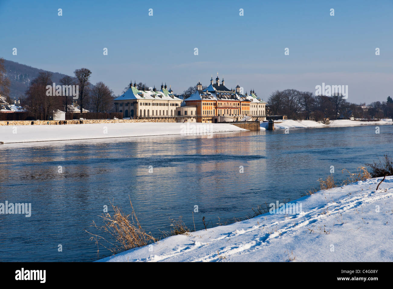 Schloss Pillnitz, Dresda | Il castello di Pillnitz, Dresden Foto Stock