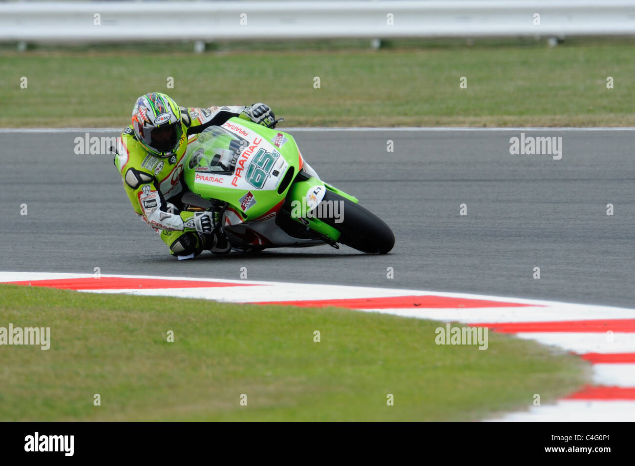 Loris Capirossi, Pramac, ducati moto gp, 2011, Foto Stock