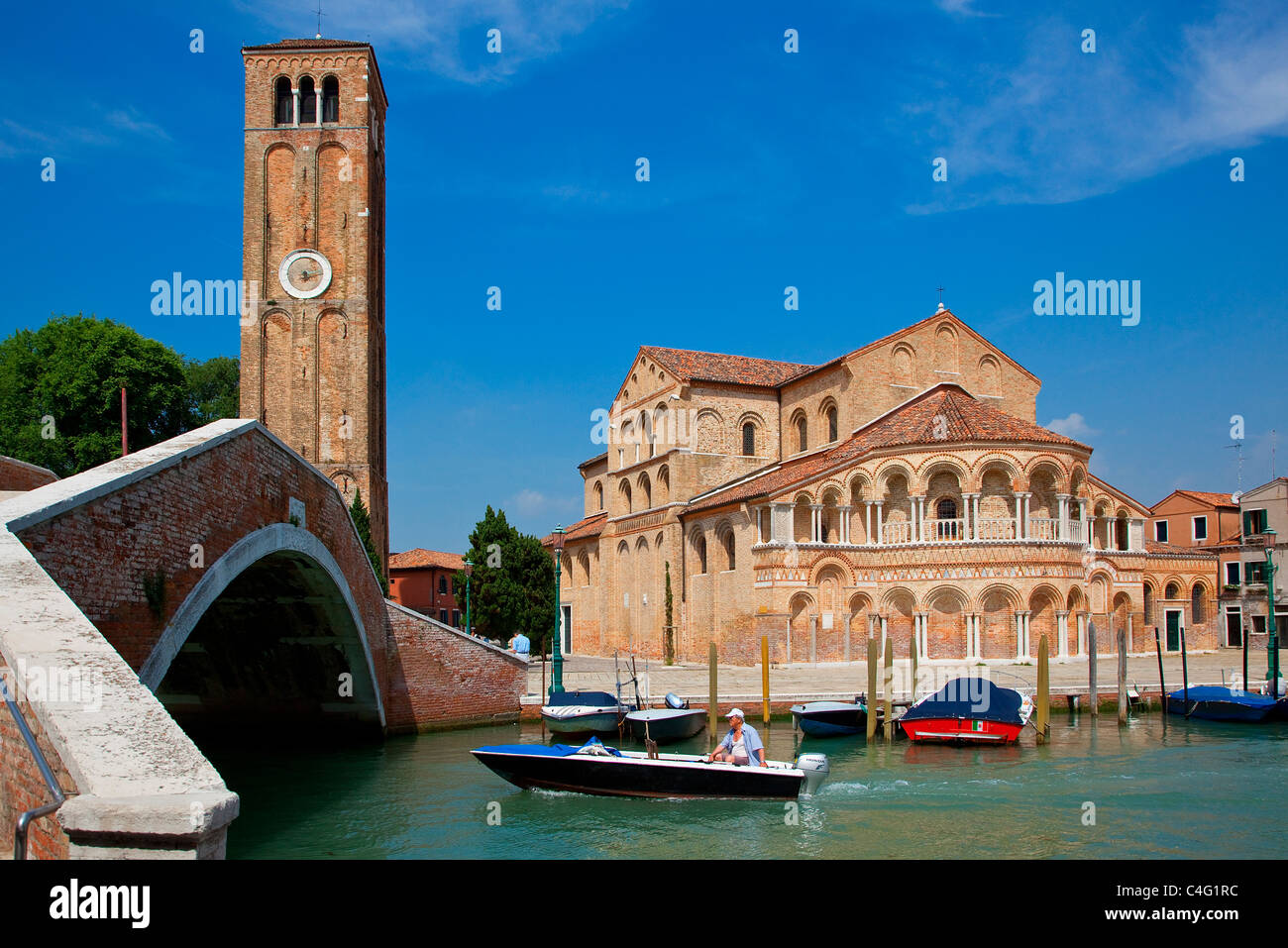 Venezia, Isola di Murano, Basilica di Santa Maria e San Donato Foto Stock