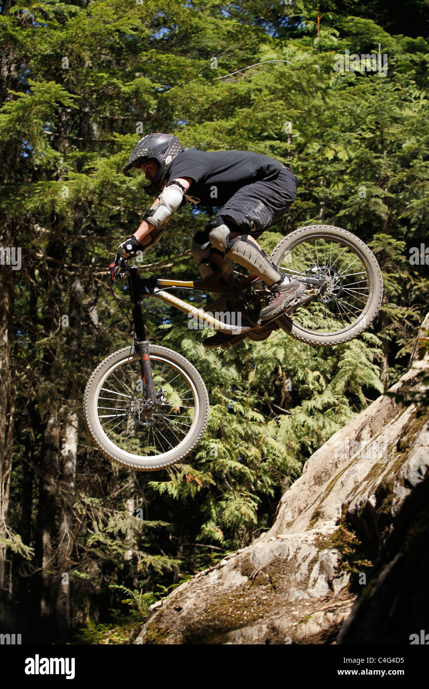 Crankworx mountain bike festival 2010 in Whistler British Columbia Foto Stock