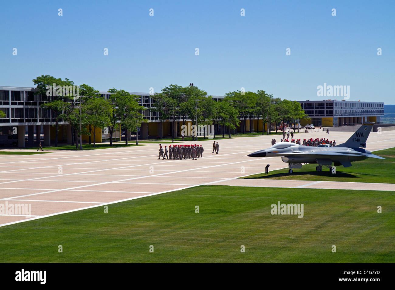 Air Force Academy in Colorado Springs, Colorado, Stati Uniti d'America. Foto Stock
