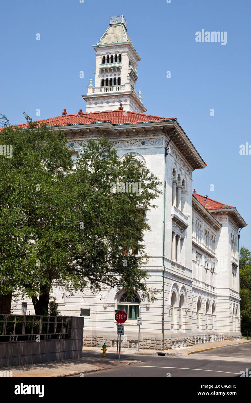 Tomochichi Federal Courthouse e Post Office, Savannah, Georgia Foto Stock