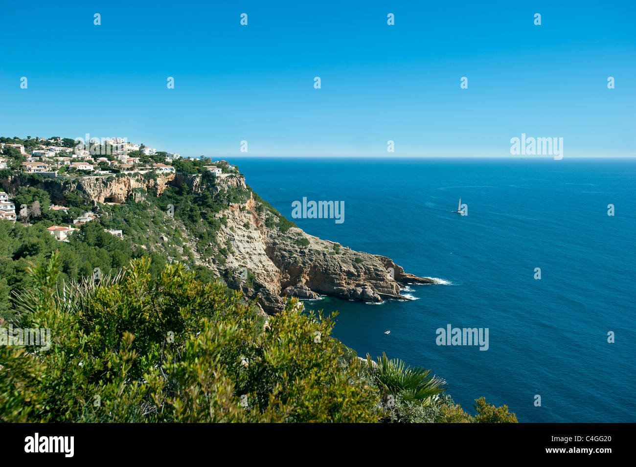 Cap de la Nau, Javea, Costa Blanca, Spagna Foto Stock