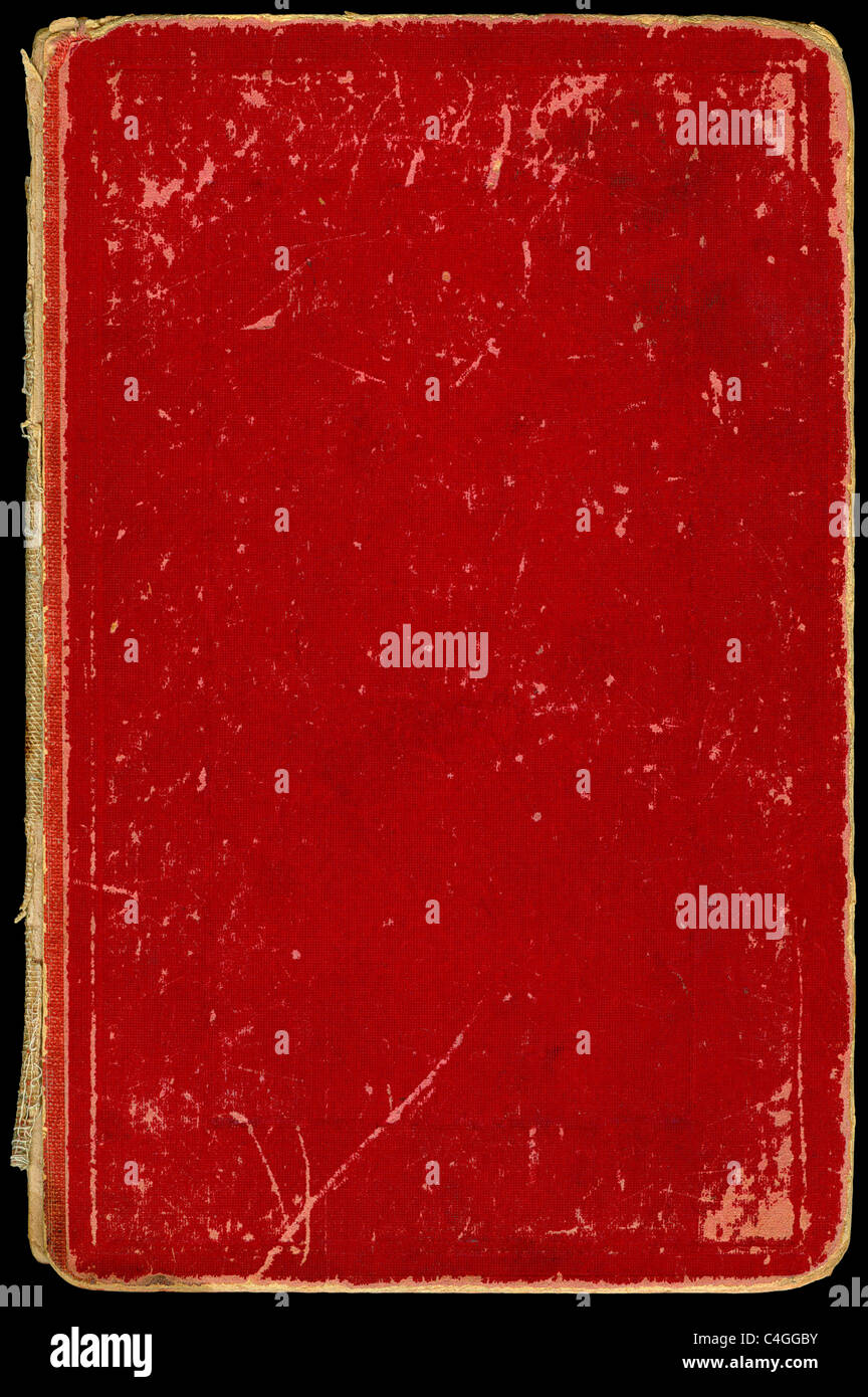 Vecchia copertina di libro Foto Stock