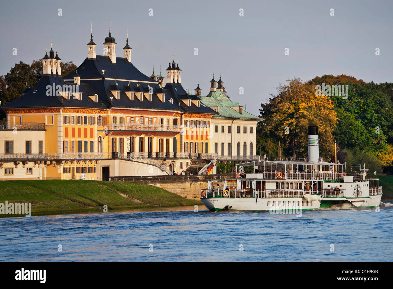 Schloss Pillnitz, Dresda | Il castello di Pillnitz, Dresden Foto Stock