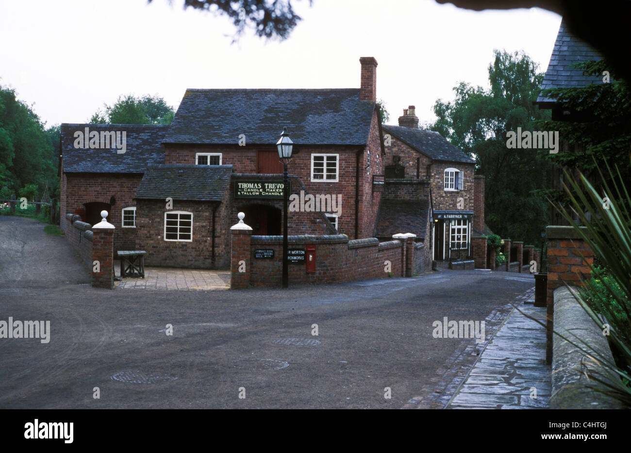 Candle Factory Blists Hill cittadina vittoriana Ironbridge Gorge Museum Telford Regno Unito Foto Stock