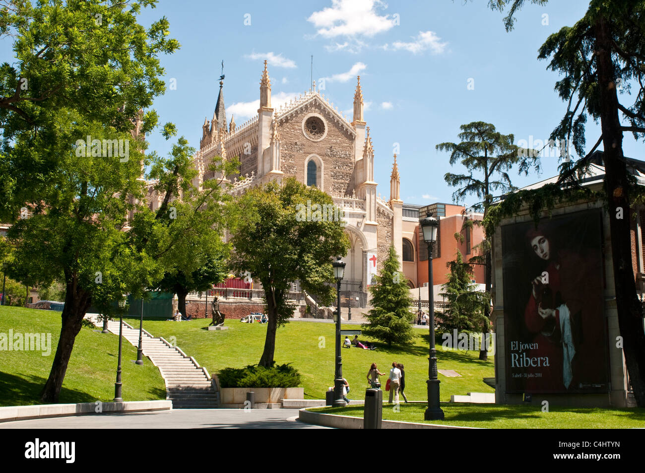 San Jeronimo el Real, San Girolamo Chiesa reale, Madrid, Spagna Foto Stock