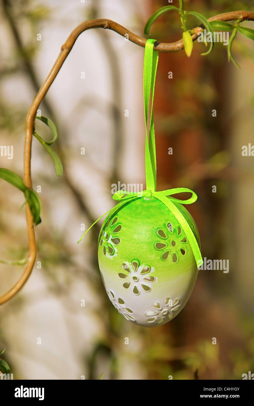 Osterstrauch - arbusto nel tempo di Pasqua 02 Foto Stock
