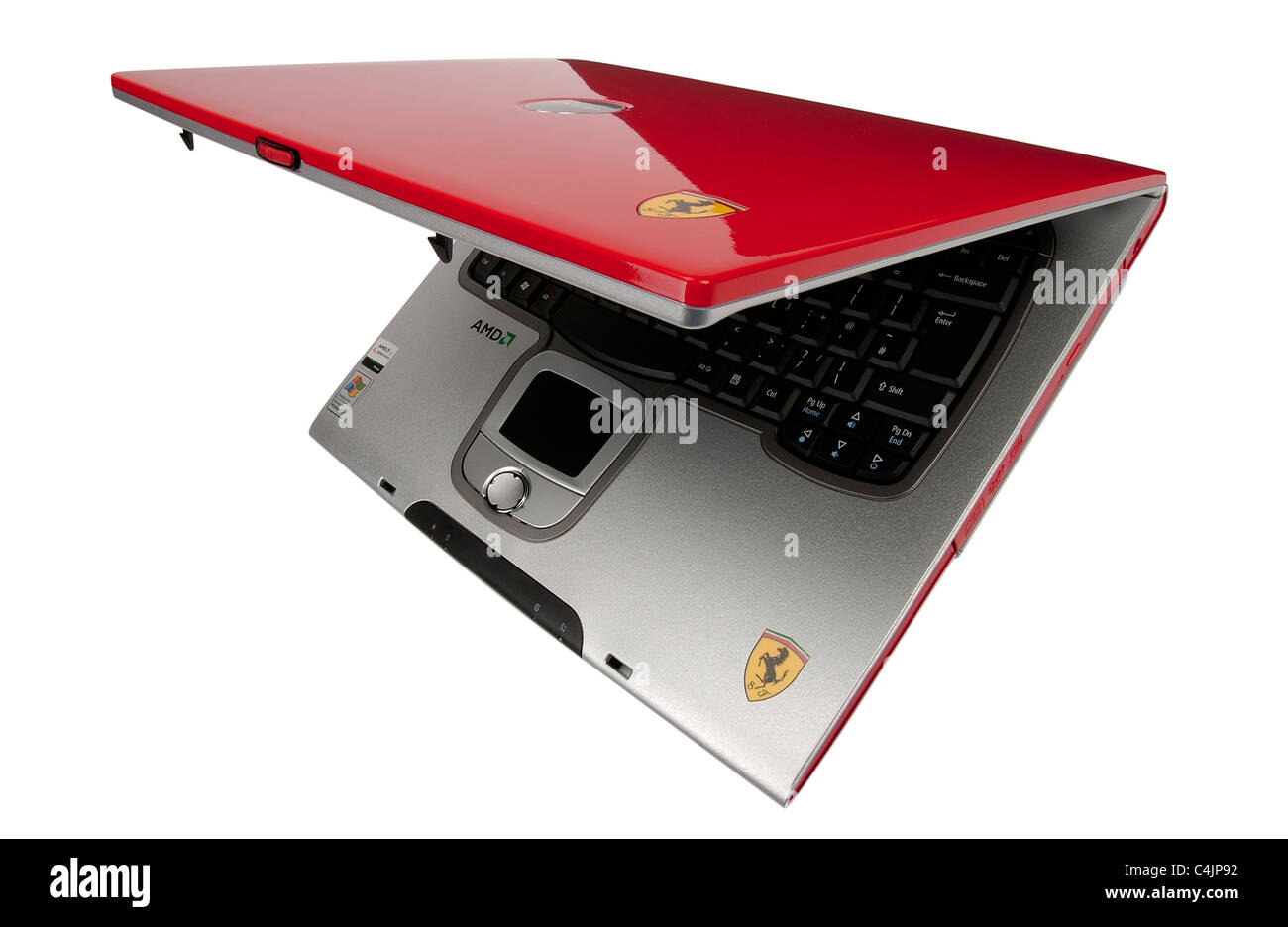Ferrari laptop personal computer Foto Stock