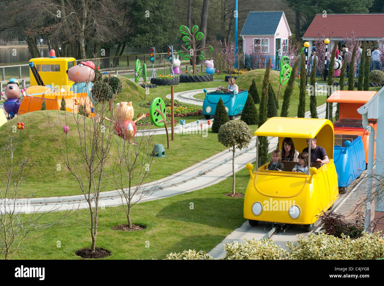 Peppa Pig world at Paultons Family Theme Park vicino a Southampton, in Inghilterra , NEL REGNO UNITO Foto Stock