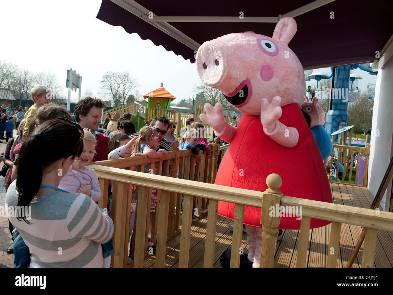 Peppa Pig world at Paultons Family Theme Park vicino a Southampton, in Inghilterra , NEL REGNO UNITO Foto Stock