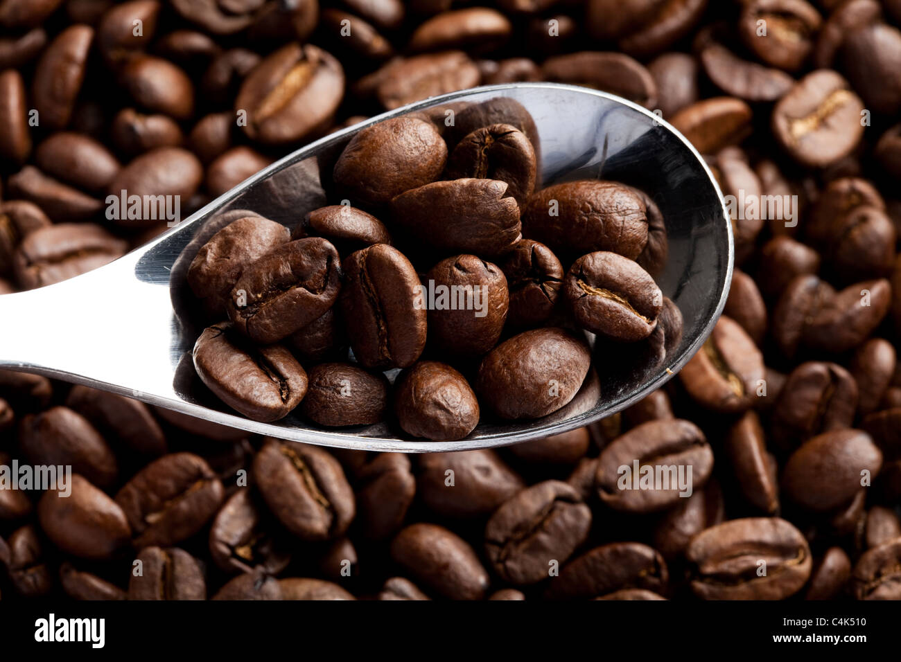 Chicco di caffè per lo sfondo Foto Stock