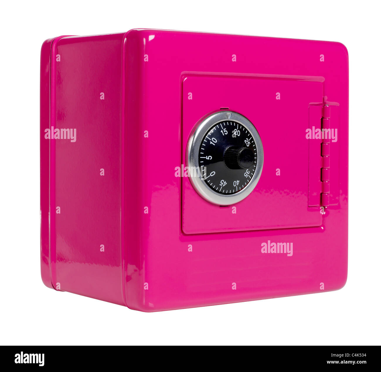 Salvadanaio cassaforte rosa Foto stock - Alamy