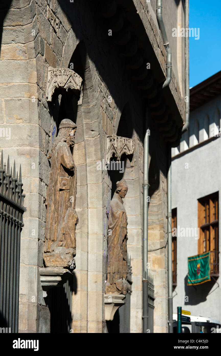 "Iglesia de San Saturnino' (Chiesa di San Saturnino), Pamplona, Navarra (Navarra), Spagna, Europa. Foto Stock