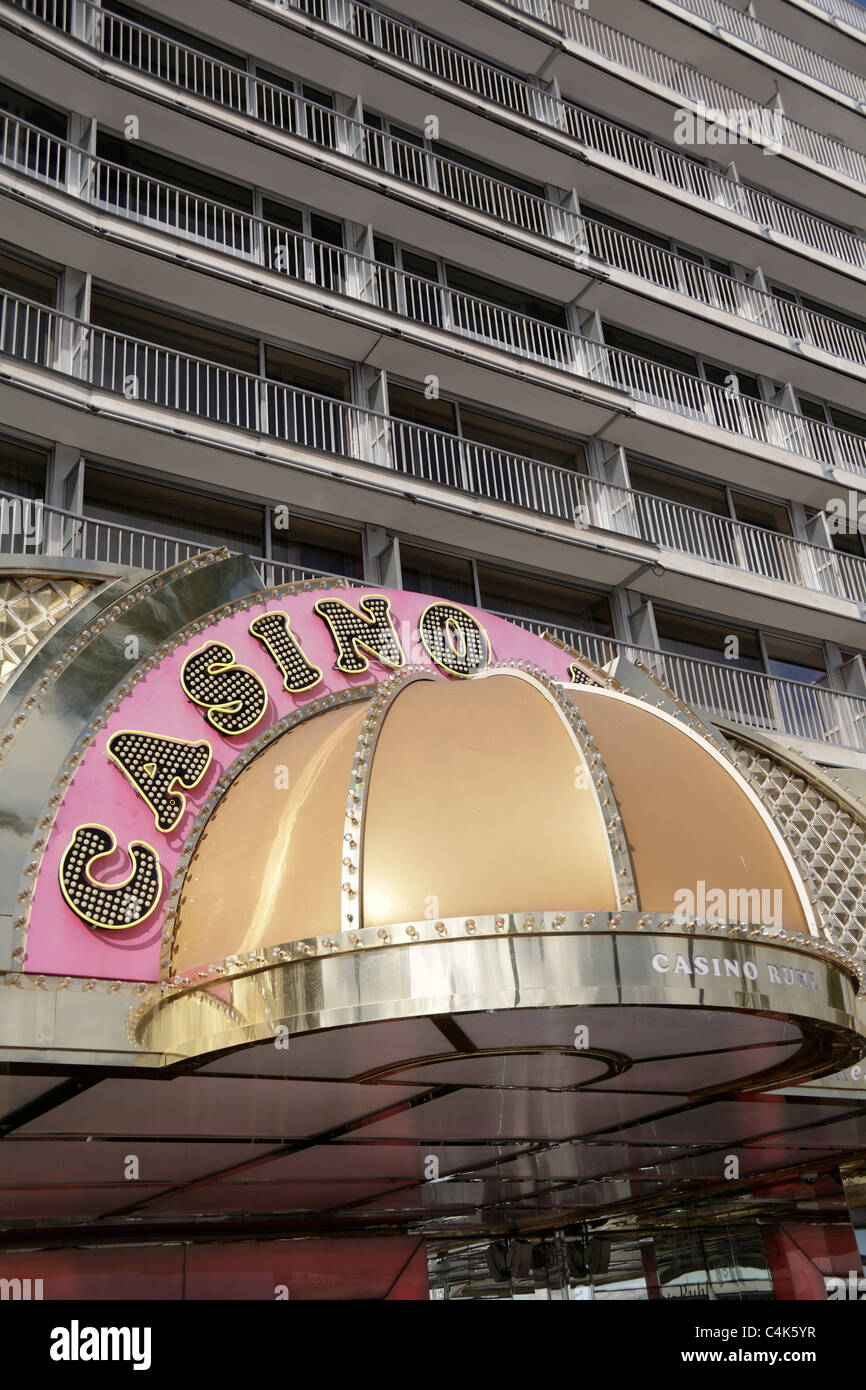 Casino Ruhl Boulevard des Anglais Nizza Francia Foto Stock