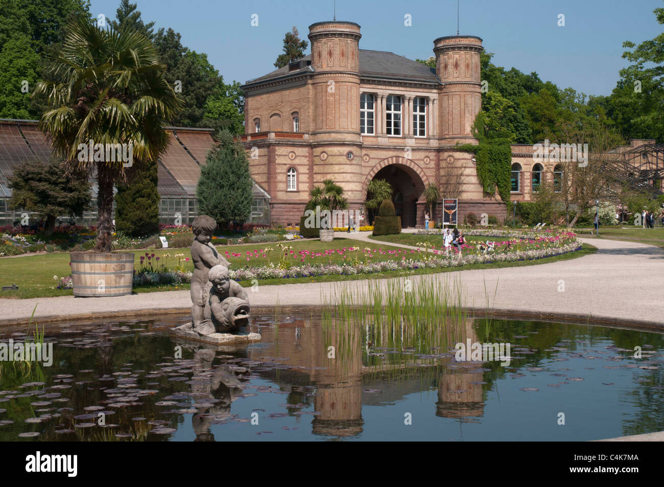 Karlsruhe Giardini Botanici, Baden-Wuerttemberg, Germania, Europa Foto Stock