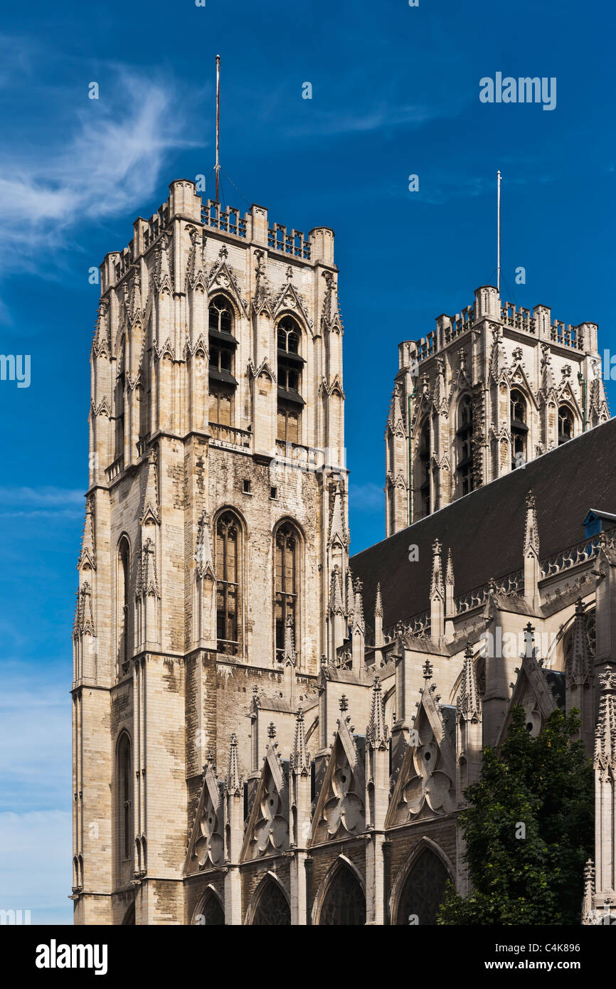 Kathedrale Saint Michel Brüssel | San Michele Cattedrale Bruxelles Foto Stock