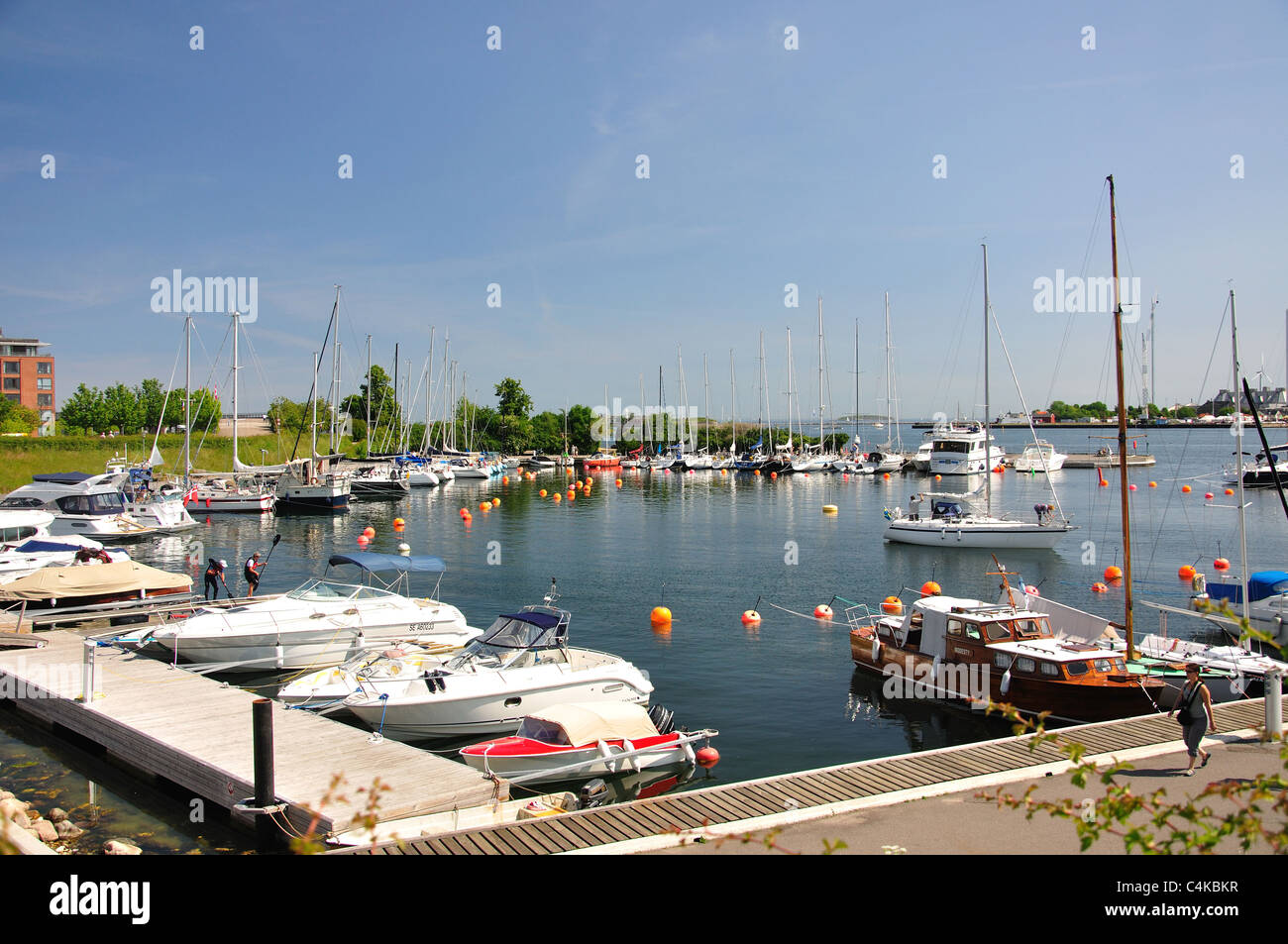 Nordre Toldbod Quay, Copenaghen (Kobenhavn), Regno di Danimarca Foto Stock