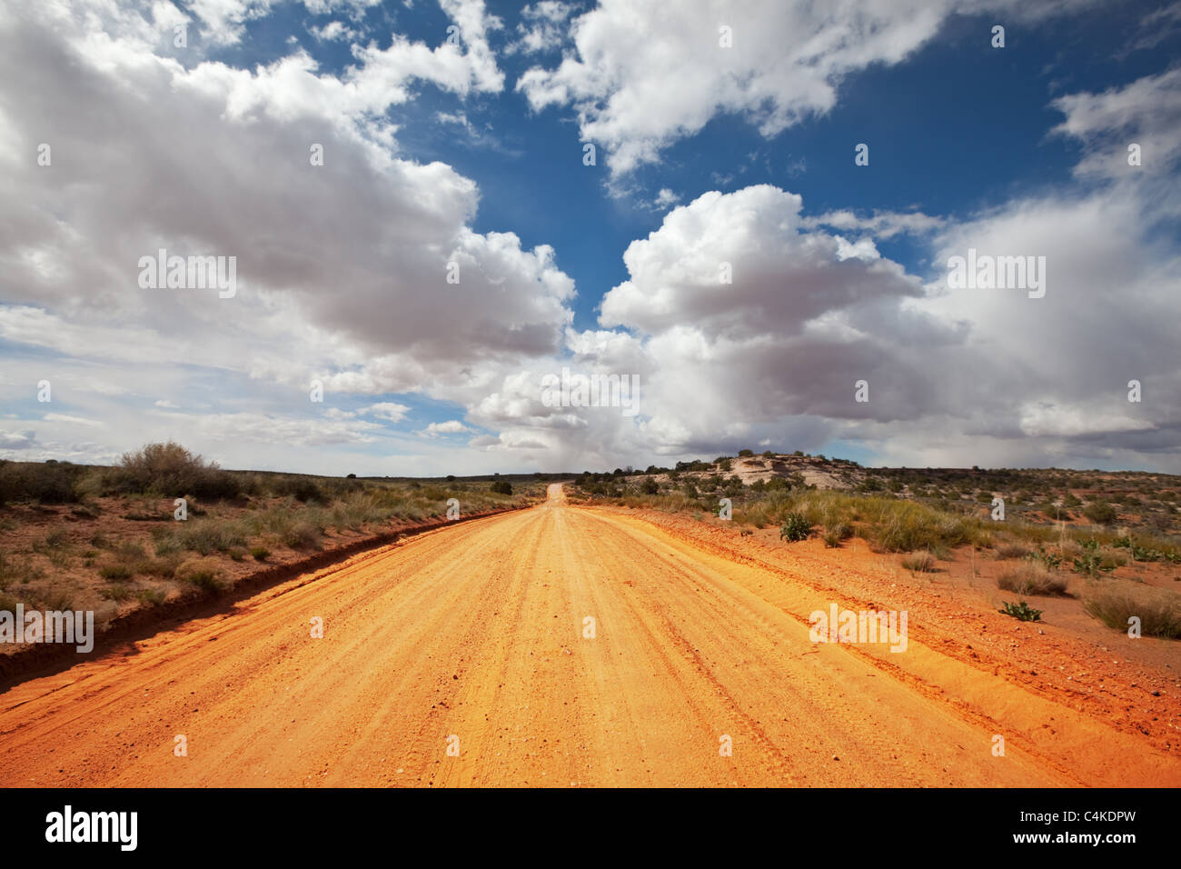 strada a prairie Foto Stock