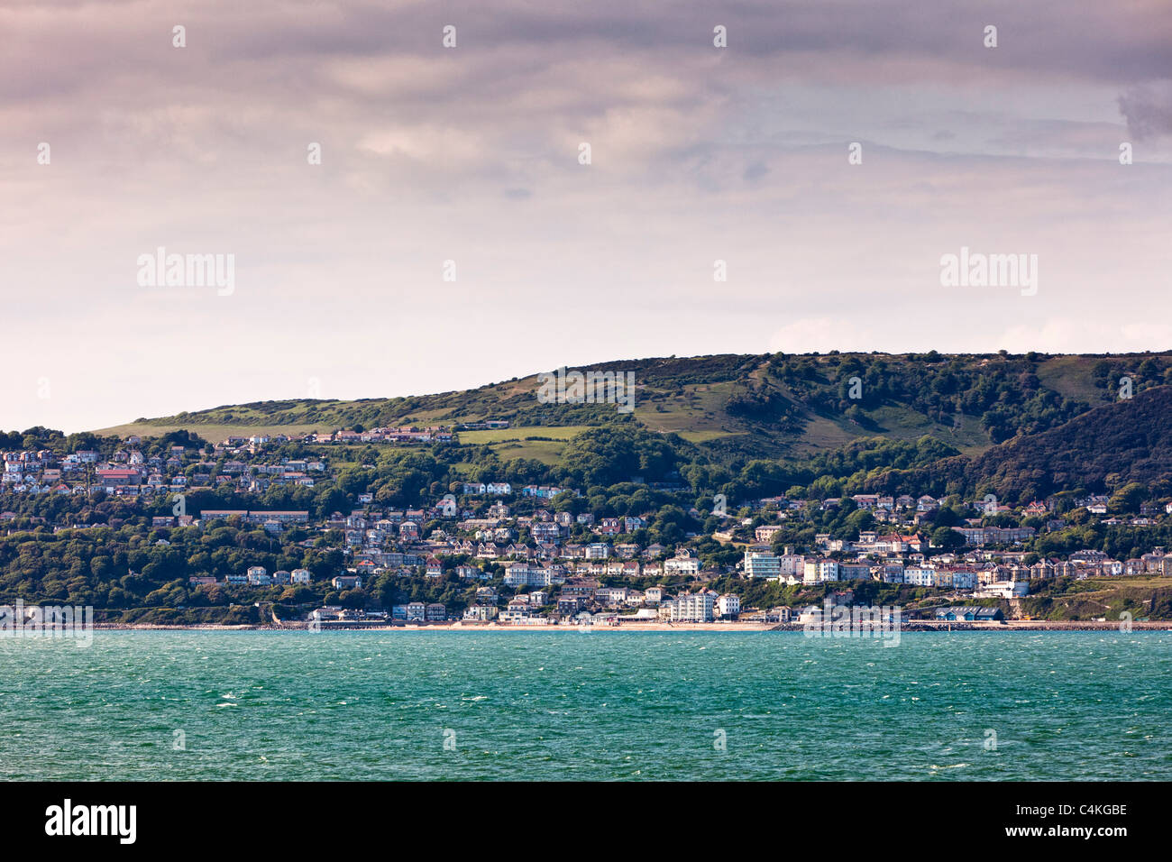 Ventnor lungomare, Isle of Wight, England, Regno Unito Foto Stock