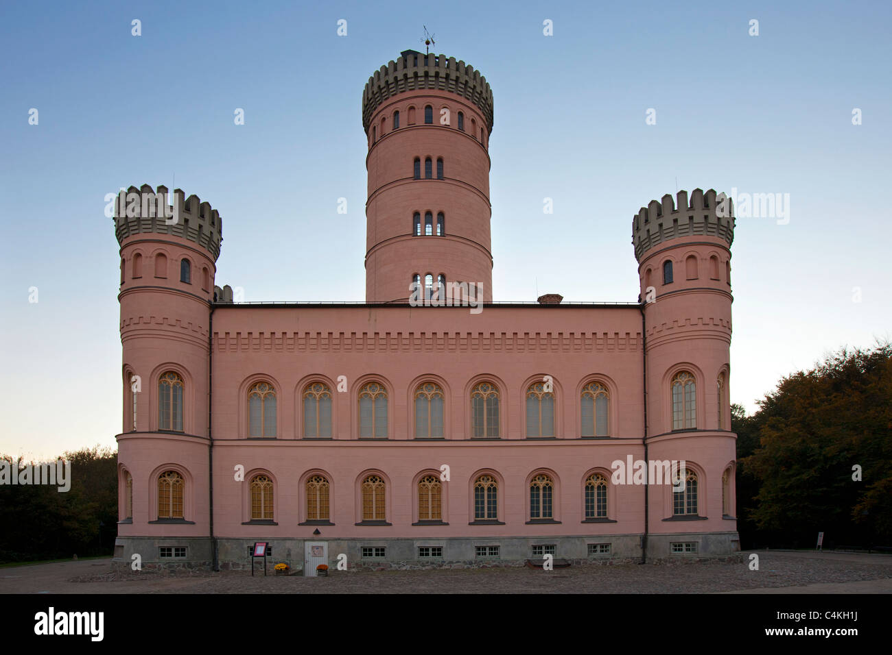 Il castello di caccia Granitz in Lancken-Granitz, Rügen, Germania Foto Stock