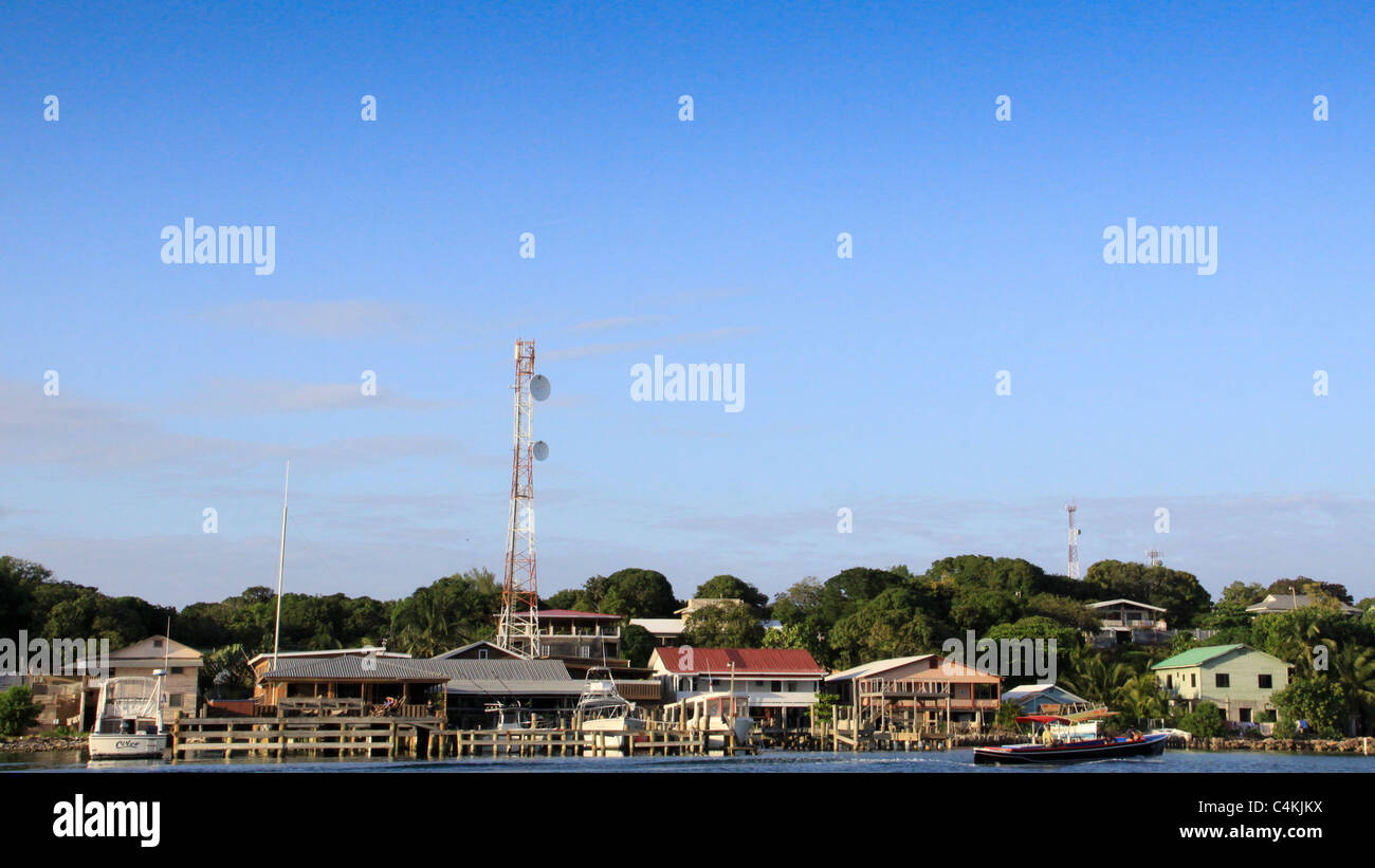 Utila, isole della baia, Honduras, America Centrale Foto Stock