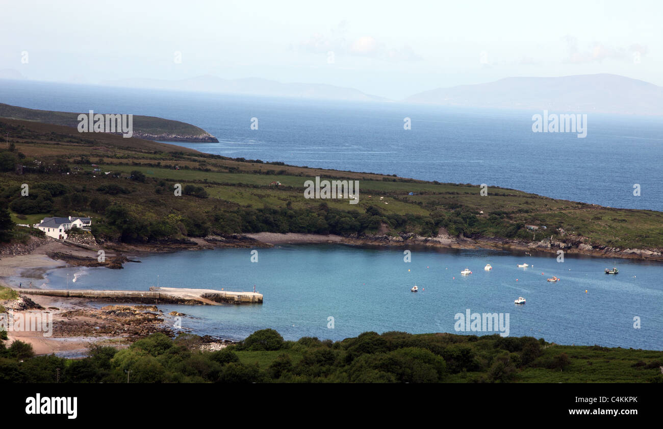 Kells Bay, nella contea di Kerry Irlanda Foto Stock