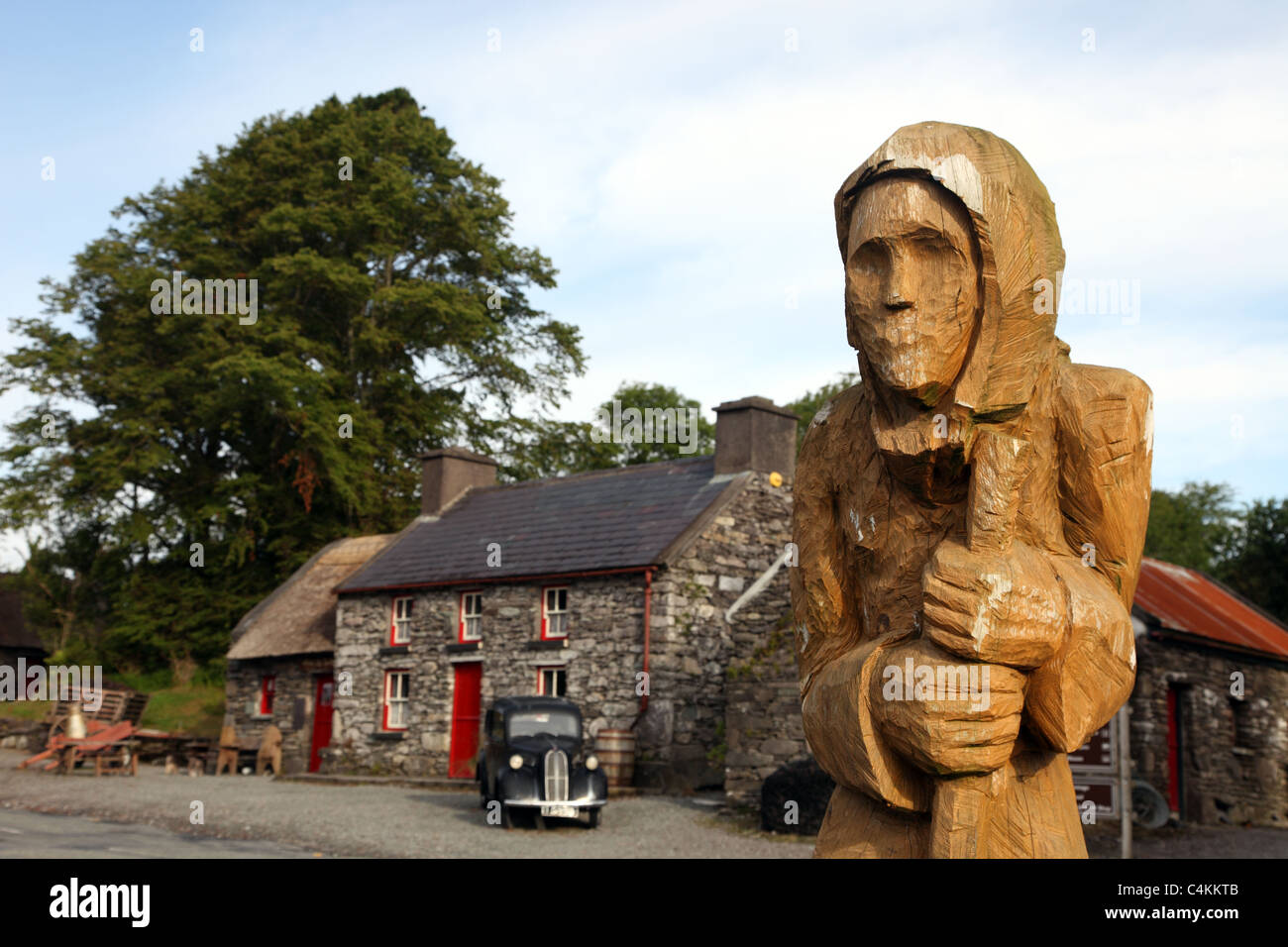 Molly Gallivan's Heritage Centre e il cafe, nella contea di Kerry Irlanda Foto Stock
