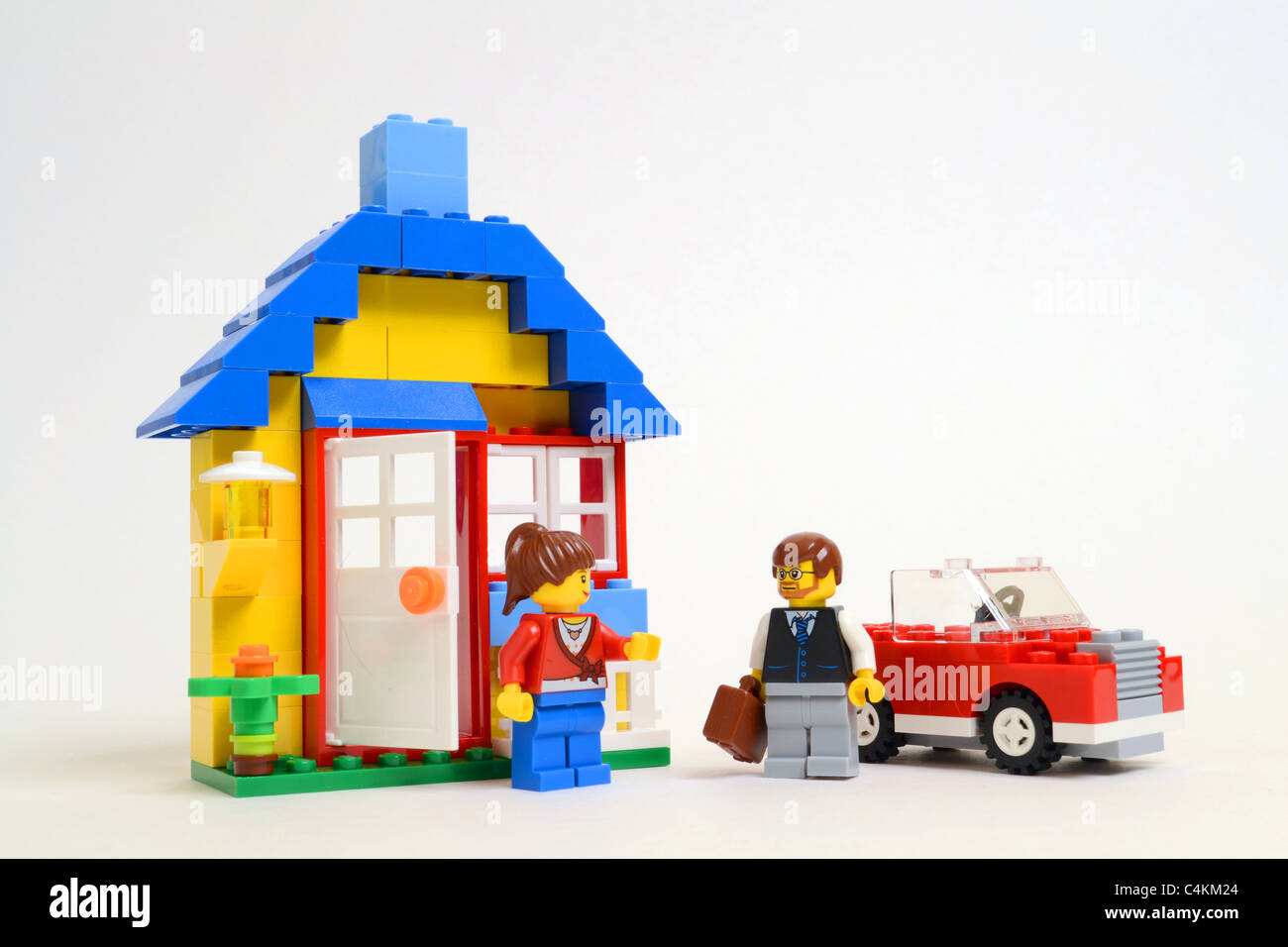 Casa mutui casa mutui Assicurazioni Foto Stock