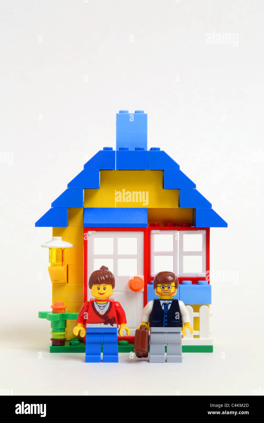 Casa mutui casa mutui Assicurazioni Foto Stock