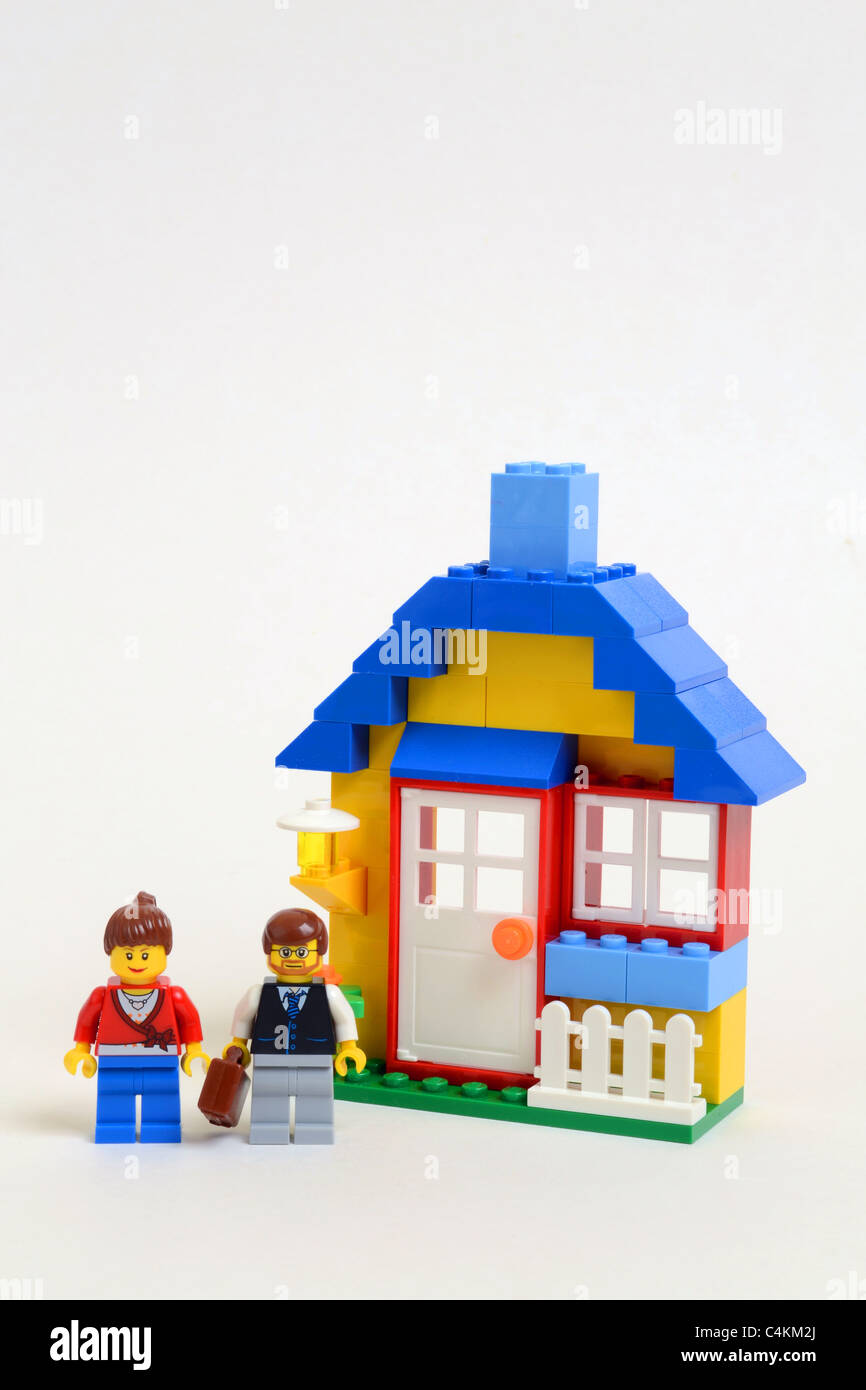 Casa mutui casa mutui Assicurazioni Foto Stock