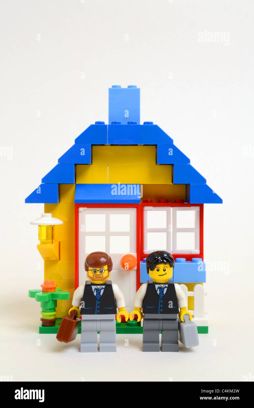 Casa mutui casa mutui Assicurazioni Foto Stock