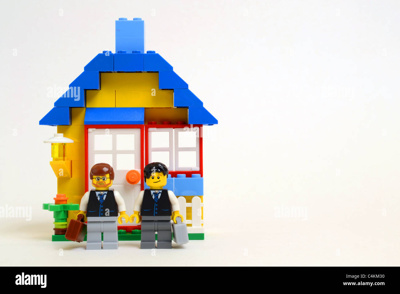 Casa mutui casa mutui Assicurazioni Foto Stock