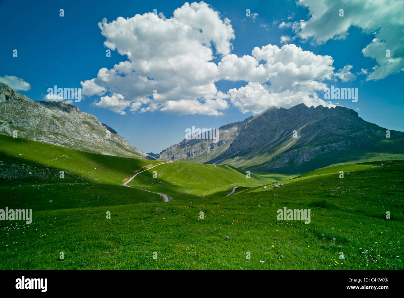 Passeggiate: Picos de Europa, Cantabria, Spagna settentrionale Foto Stock