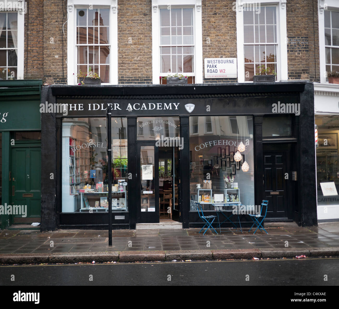 L'Accademia di rinvio in Notting Hill Londra Foto Stock