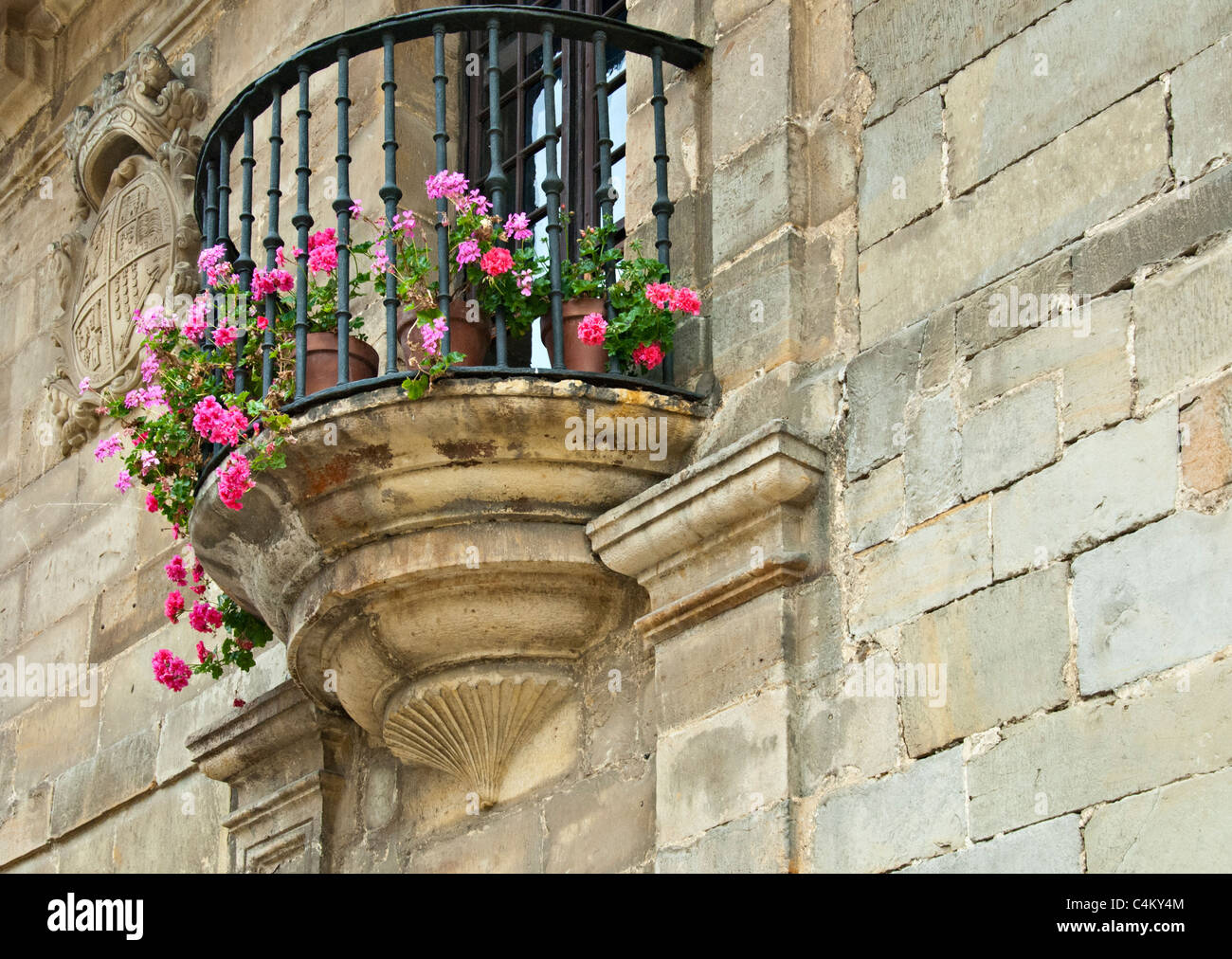 Santillana del Mar Cantabria, Spagna settentrionale Foto Stock