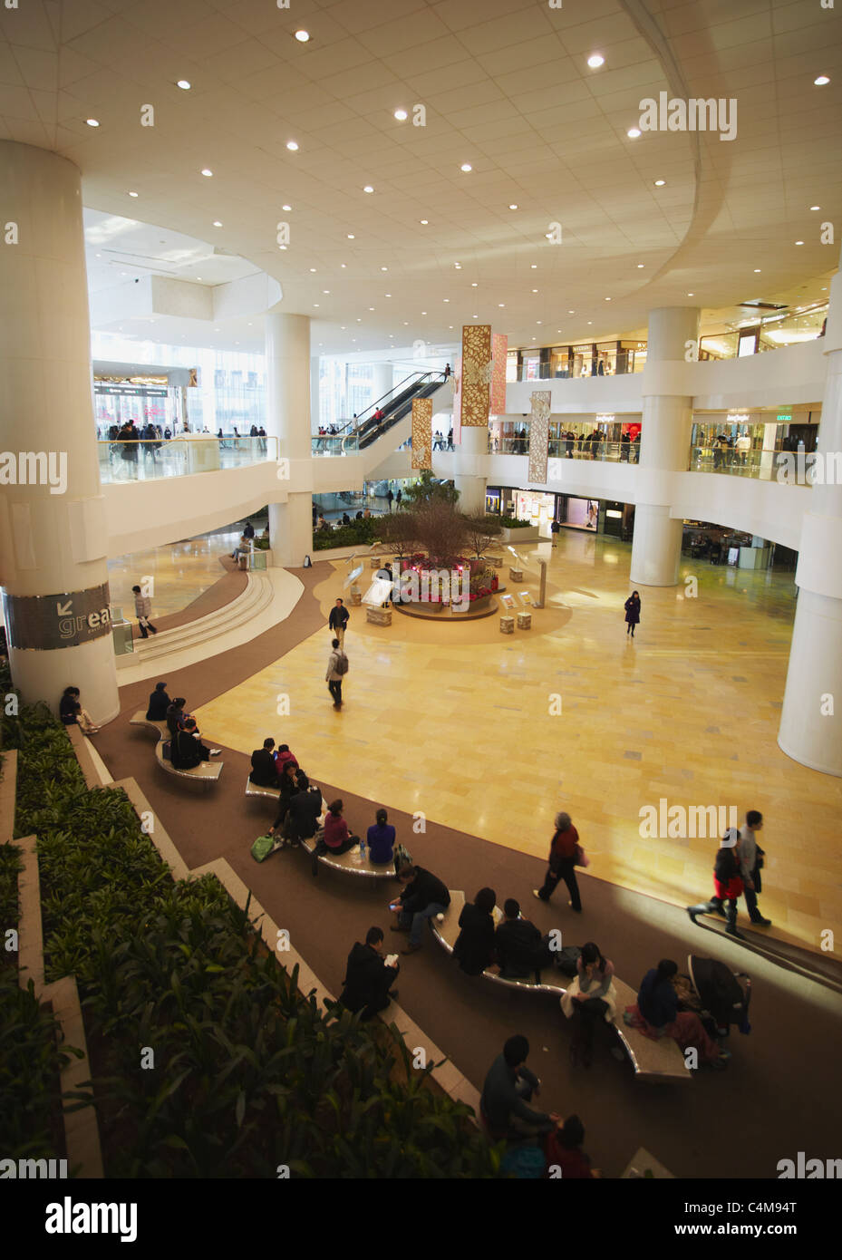 Pacific Place Shopping Mall, Admiralty, Hong Kong, Cina Foto Stock