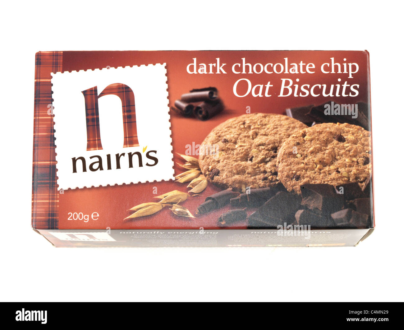Nairn Dark Chocolate Chip biscotti di avena Foto Stock